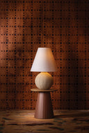 Ceramic Ivory Petal Capers Table Lamp 19" by Hudson Valley, view 9