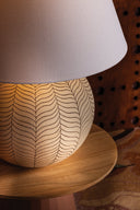 Ceramic Ivory Petal Capers Table Lamp 19" by Hudson Valley, view 10