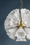 Aged Brass Capri Chandelier 24" by Hudson Valley, view 5