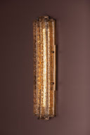 Vintage Brass Carnelian Wall Sconce 6.25" by Corbett Lighting, view 6