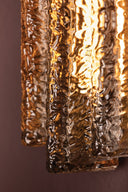 Vintage Brass Carnelian Wall Sconce 6.25" by Corbett Lighting, view 7