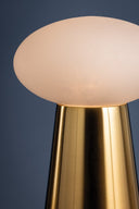 Aged Brass Cashel Rechargeable Table Lamp 6" by Hudson Valley, view 5