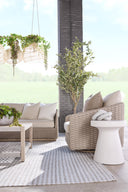 Caspian Outdoor Swivel Rocker Sofa Chair