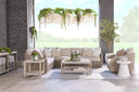 Caspian Outdoor Swivel Rocker Sofa Chair