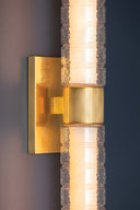 Aged Brass Castor Bath Sconce 4.25" x 24.25" by Hudson Valley, view 4