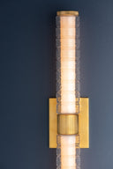 Aged Brass Castor Bath Sconce 4.25" x 24.25" by Hudson Valley, view 5