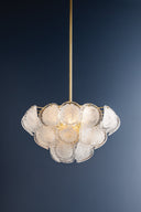 Vintage Gold Leaf Cedar Hill Chandelier 30.25" by Hudson Valley, view 3