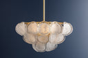 Vintage Gold Leaf Cedar Hill Chandelier 30.25" by Hudson Valley, view 5