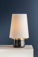 Aged Brass Central Valley Rechargeable Table Lamp 8.25" by Hudson Valley, view 7