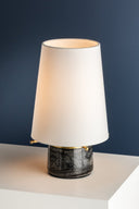 Aged Brass Central Valley Rechargeable Table Lamp 8.25" by Hudson Valley, view 6