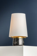 Aged Brass Central Valley Rechargeable Table Lamp 8.25" by Hudson Valley, view 9