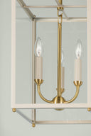 Aged Brass Chaselton Lantern 10" by Hudson Valley, view 4