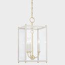 Aged Brass Chaselton Lantern 10" by Hudson Valley, view 2