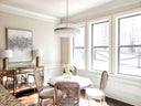 Silver Leaf Chime Chandelier 26.75" by Corbett Lighting, view 3