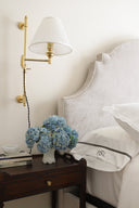 Aged Brass Classic No.1 Plug-In Sconce 10" by Hudson Valley, view 5