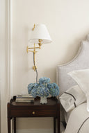 Aged Brass Classic No.1 Plug-In Sconce 10" by Hudson Valley, view 3