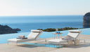 CleoSoft Alu Sunbed by Talenti, outdoor setting