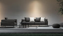 CleoSoft Alu Three-Seater Sofa by Talenti, outdoor setting