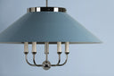 Polished Nickel Clivedon Chandelier 27.5" by Hudson Valley, view 4