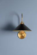 Aged Brass and Distressed Bronze Clivedon Wall Sconce 12" x 16" by Hudson Valley, view 3