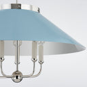 Polished Nickel Clivedon Chandelier 27.5" by Hudson Valley, view 3