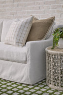 Colin Outdoor 94" Slope Arm Slipcover Sofa