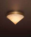 Vintage Brass Colmar Flush Mount 6" by Corbett Lighting, view 2