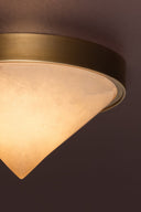 Vintage Brass Colmar Flush Mount 6" by Corbett Lighting, view 4