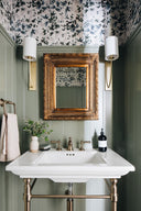 Aged Brass Colton Wall Sconce 4.5" by Hudson Valley, view 2