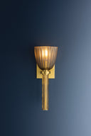 Aged Brass Columbus Wall Sconce 5.5" by Hudson Valley, view 4