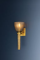 Aged Brass Columbus Wall Sconce 5.5" by Hudson Valley, view 2