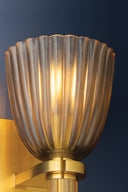 Aged Brass Columbus Wall Sconce 5.5" by Hudson Valley, view 3