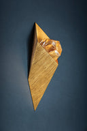 Vintage Gold Leaf Conch Wall Sconce 10" by Corbett Lighting, view 4