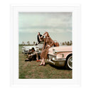 Conde Nast Collection, Model Leaning on 1958 Cadillac