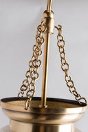 Aged Brass Coolidge Pendant 10" by Hudson Valley, view 2