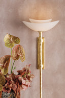 Vintage Gold Leaf Coppa Wall Sconce 12.5" by Corbett Lighting, view 6