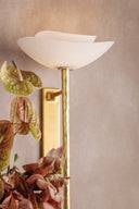 Vintage Gold Leaf Coppa Wall Sconce 12.5" by Corbett Lighting, view 5