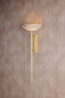Vintage Gold Leaf Coppa Wall Sconce 12.5" by Corbett Lighting