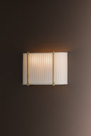 Aged Brass Cornell Wall Sconce 12" by Hudson Valley, view 3