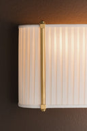 Aged Brass Cornell Wall Sconce 12" by Hudson Valley, view 6