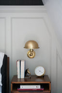 Aged Brass Covington Wall Sconce 7.75" by Hudson Valley, view 2