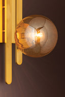Vintage Polished Brass Cronus Wall Sconce 6.5" by Corbett Lighting, view 7