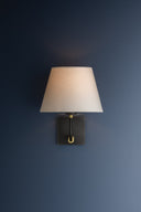 Aged Brass Crown Heights Wall Sconce 9.25" by Hudson Valley, view 3