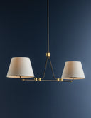 Aged Brass Crown Heights Linear 12" by Hudson Valley, view 2