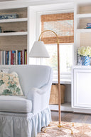 Aged Brass Curves No.1 Floor Lamp 30.5" by Hudson Valley, view 3