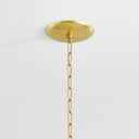 Aged Brass Darcia Chandelier 24" by Hudson Valley, view 3