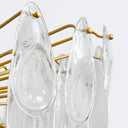 Aged Brass Darcia Chandelier 35.75" by Hudson Valley, view 7