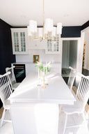 Aged Brass Dillon Chandelier 30" by Hudson Valley, view 3