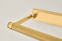 Aged Brass Duell Picture Light 24" x 2.75" by Hudson Valley, view 5