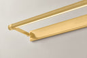 Aged Brass Duell Picture Light 30" x 2.75" by Hudson Valley, view 3